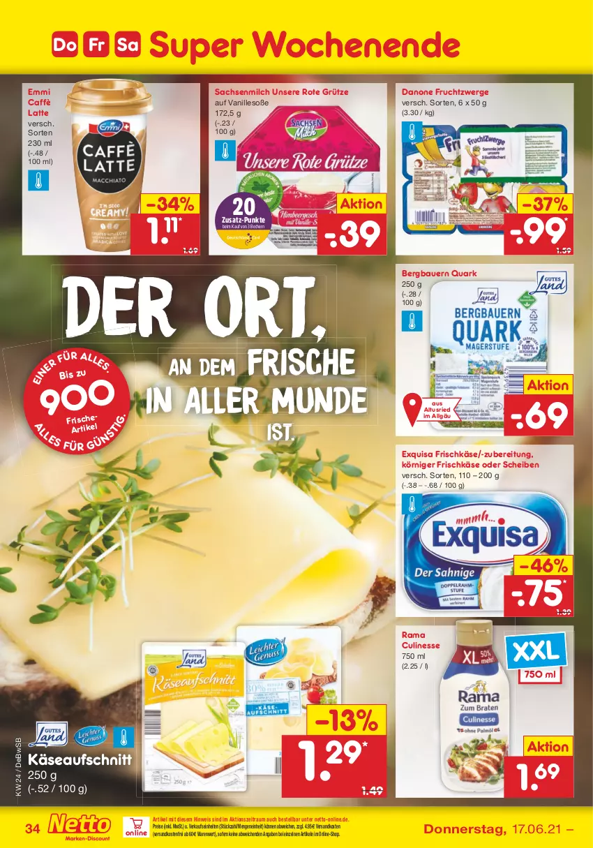 Aktueller Prospekt Netto Marken-Discount - Filial Angebote - von 14.06 bis 19.06.2021 - strona 34