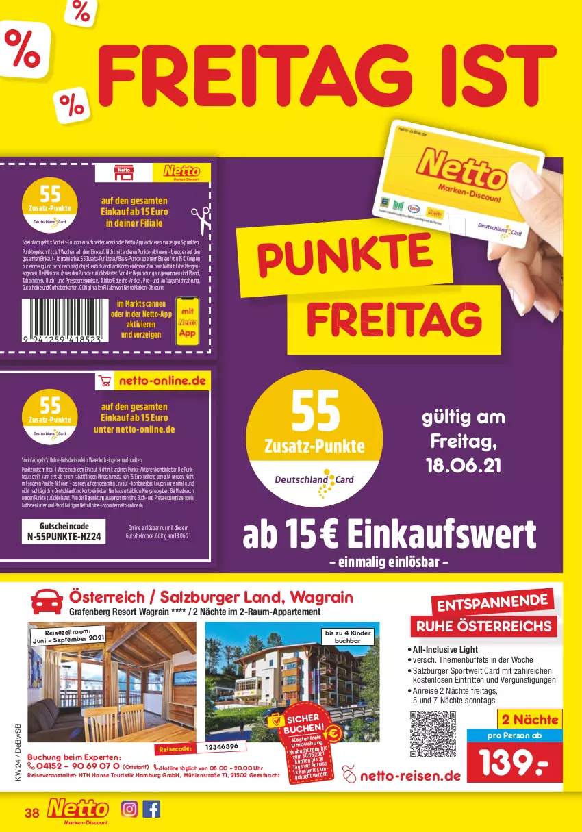 Aktueller Prospekt Netto Marken-Discount - Filial Angebote - von 14.06 bis 19.06.2021 - strona 38