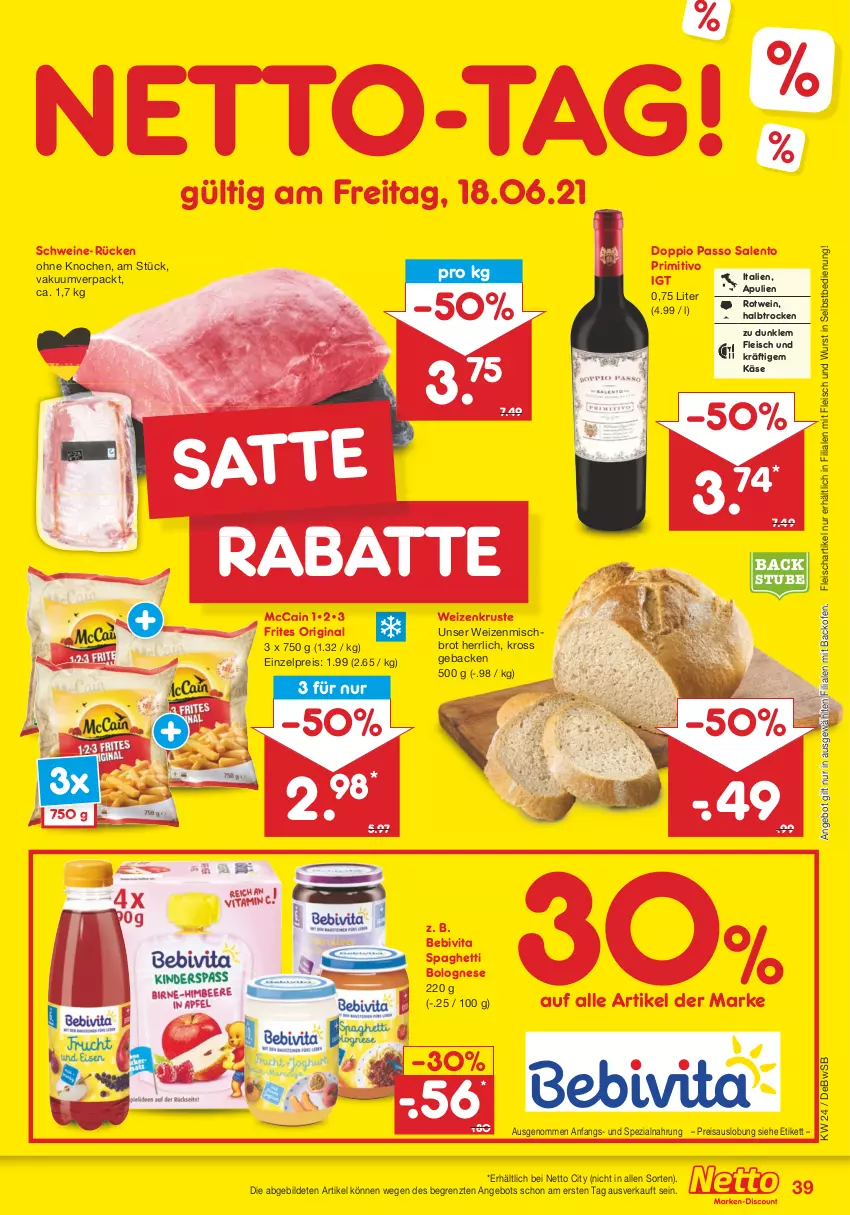 Aktueller Prospekt Netto Marken-Discount - Filial Angebote - von 14.06 bis 19.06.2021 - strona 39