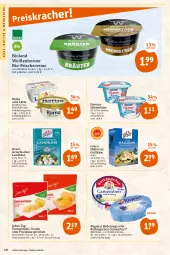 Gazetka promocyjna Tegut - Angebote der Woche - Gazetka - ważna od 17.06 do 17.06.2023 - strona 12 - produkty: Bad, Becher, bio, bioland, butter, camembert, creme, emmentaler, ente, gervais, gouda, grill, Grillkäse, halbfettmargarine, Halloumi, Käse, landkäse, lätta, margarine, natur, ndk, pizza, rama, rotkäppchen, Rügener, rügener badejunge, Ti, weichkäse, ZTE