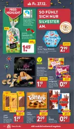 Gazetka promocyjna Aldi Nord - Von Montag - Gazetka - ważna od 28.12 do 28.12.2024 - strona 20 - produkty: aldi, angebot, angebote, beutel, creme, eis, eiskonfekt, erde, ferrero, haselnuss, kakao, karamell, keks, kekse, Kinder, lachgummi, leibniz, LG, mehl, mikado, nimm2, Nougatcreme, nuss, reis, schoko, schokolade, storck, Ti, toffifee, weizenmehl