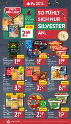 Gazetka promocyjna Aldi Nord - Von Montag - Gazetka - ważna od 28.12 do 28.12.2024 - strona 22 - produkty: antipasti, asti, aufstrich, aus der tiefkühlung, Becher, brot, brotaufstrich, creme, dip, eis, elle, filet, filets, frischkäse, gewürz, Gewürzgurke, gewürzgurken, gin, gurke, gurken, hering, Herings, heringsfilets, Heringsfilets in Creme, hilcona, Käse, kerrygold, küche, Küchen, Kühne, pasta, Popp, reis, ring, snack, snacks, suppe, teller, Ti, ZTE