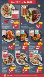 Gazetka promocyjna Aldi Nord - Von Montag - Gazetka - ważna od 28.12 do 28.12.2024 - strona 4 - produkty: braten, brustfilet, eis, Elan, ente, filet, fleisch, Fondue, geschnetzeltes, gewürz, grill, hackfleisch, Heu, kräuter, küche, Küchen, lamm, Lammrücken, latte, marinade, Ofen, pute, Ria, rind, rinder, rinderhackfleisch, rwe, Schal, Schale, schnitzel, schwein, Ti, wein, Zelt