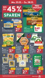 Gazetka promocyjna Aldi Nord - Von Montag - Gazetka - ważna od 28.12 do 28.12.2024 - strona 5 - produkty: beutel, bresso, burger, butter, chavroux, eis, frischkäse, Garten, gewürz, gin, gouda, instantkaffee, jacobs, kaffee, Käse, käsetheke, kräuter, kräutern, meggle, milch, nuss, oder kräuter, Reibekäse, reis, Spezi, Streichzart, Ti, weichkäse, ZTE