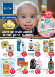 Gazetka promocyjna Budni - Prospekte - Gazetka - ważna od 19.02 do 19.02.2022 - strona 1 - produkty: apfel, beere, beutel, Blaubeer, blaubeere, duschgel, eis, elle, freche freunde, jumbo, mac, mam, merl, natur, natura, nivea, nuss, perlen, perwoll, quetschbeutel, reis, Seife, somat, teller, Ti, Vegeta, waschmittel, windeln, wolle, Yo