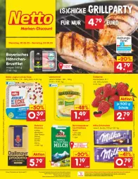 Gazetka promocyjna Netto Marken-Discount - Filial-Angebote - Gazetka - ważna od 03.06 do 03.06.2023 - strona 1 - produkty: angebot, beere, beeren, bestpreis, bohne, brustfilet, dallmayr, dallmayr prodomo, eis, erdbeere, erdbeeren, filet, fleisch, grill, hähnchenbrust, hähnchenbrustfilet, haltbare milch, joghur, joghurt, joghurt mit der ecke, kaffee, leerdammer, milch, milka, milka schokolade, Müller, ndk, prodomo, reis, Schal, Schale, schoko, schokolade, Ti, wurst, wurst in selbstbedienung, ZTE