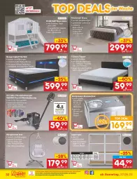 Gazetka promocyjna Netto Marken-Discount - Filial-Angebote - Gazetka - ważna od 03.06 do 03.06.2023 - strona 32 - produkty: akku, Bau, Behälter, beleuchtung, bett, boxspringbett, decke, eis, eismaschine, federkern, federkernmatratze, Frozen Yogurt, handstaubsauger, hängesessel, kernmatratze, Kinder, Kinderbett, kompressor, latte, lattenrost, led-beleuchtung, Liege, matratze, matratzen, Mode, ndk, polsterbett, regal, reifen, reis, Ria, ring, schwerlastregal, sessel, Sorbet, staubsauger, Ti, topper, wandhalterung, Yo