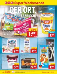 Gazetka promocyjna Netto Marken-Discount - Filial-Angebote - Gazetka - ważna od 03.06 do 03.06.2023 - strona 38 - produkty: alpro, bestpreis, Dr. Oetker, drink, eis, fleisch, fleischsalat, götterspeise, marmorette, ndk, Paula, reis, rel, salat, snack, Ti, zott, zottarella