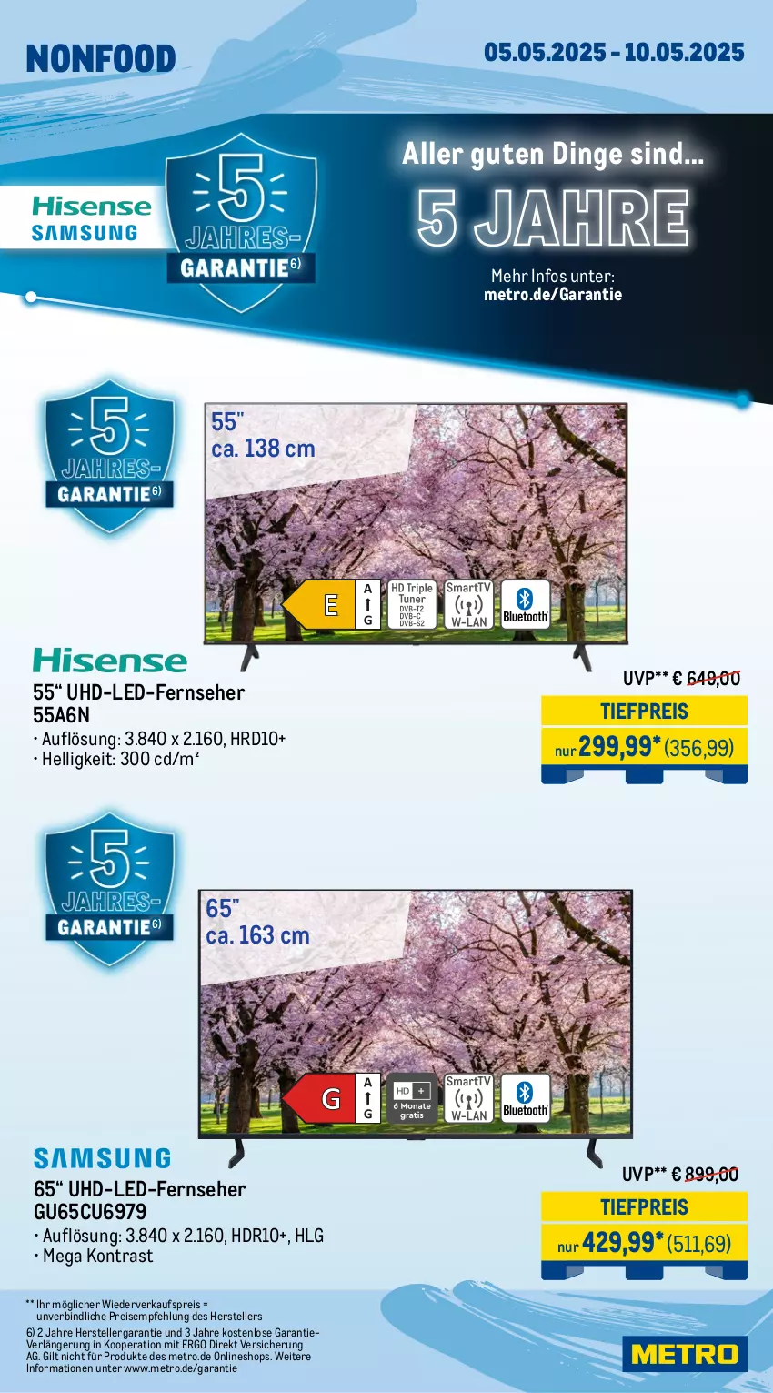 Aktueller Prospekt Metro - Wochen-Angebote - von 05.05 bis 10.05.2025 - strona 22 - produkty: eis, elle, fernseher, LG, Metro, reis, teller, Ti, tiefpreis, uhd