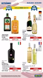 Gazetka promocyjna Metro - Wochen-Angebote - Gazetka - ważna od 10.05 do 10.05.2025 - strona 14 - produkty: angebot, beere, beeren, bree, chardonnay, cuvée, eis, elle, ente, flasche, frucht, Germ, getränk, getränke, henkel, henkell, henkell sekt, holunder, jägermeister, kräuter, kräuterlikör, likör, Meister, orange, Palette, primitivo, reis, Ria, sekt, Ti, wein, weine