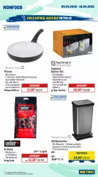 Gazetka promocyjna Metro - Wochen-Angebote - Gazetka - ważna od 10.05 do 10.05.2025 - strona 17 - produkty: angebot, Becher, briketts, decke, Deckel, drink, eis, elle, Gläser, herdarten, LG, Metro, pfanne, reis, sac, spülmaschinen, teller, Ti, tiefpreis, whisky