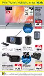 Gazetka promocyjna Lidl - Aktuelle Onlineshop-Highlights - Gazetka - ważna od 31.03 do 31.03.2024 - strona 24 - produkty: akku, Anzug, bluetooth®-lautsprecher, deka, dell, deo, drucker, dvb, eis, HDMI, in-ear-kopfhörer, kopfhörer, ladegerät, lautsprecher, Mode, ndk, office, ohrstecker, Radio, rel, rwe, schnellladefunktion, silvercrest, Ti, tuner, uhd, wandhalterung, wasser, ZTE