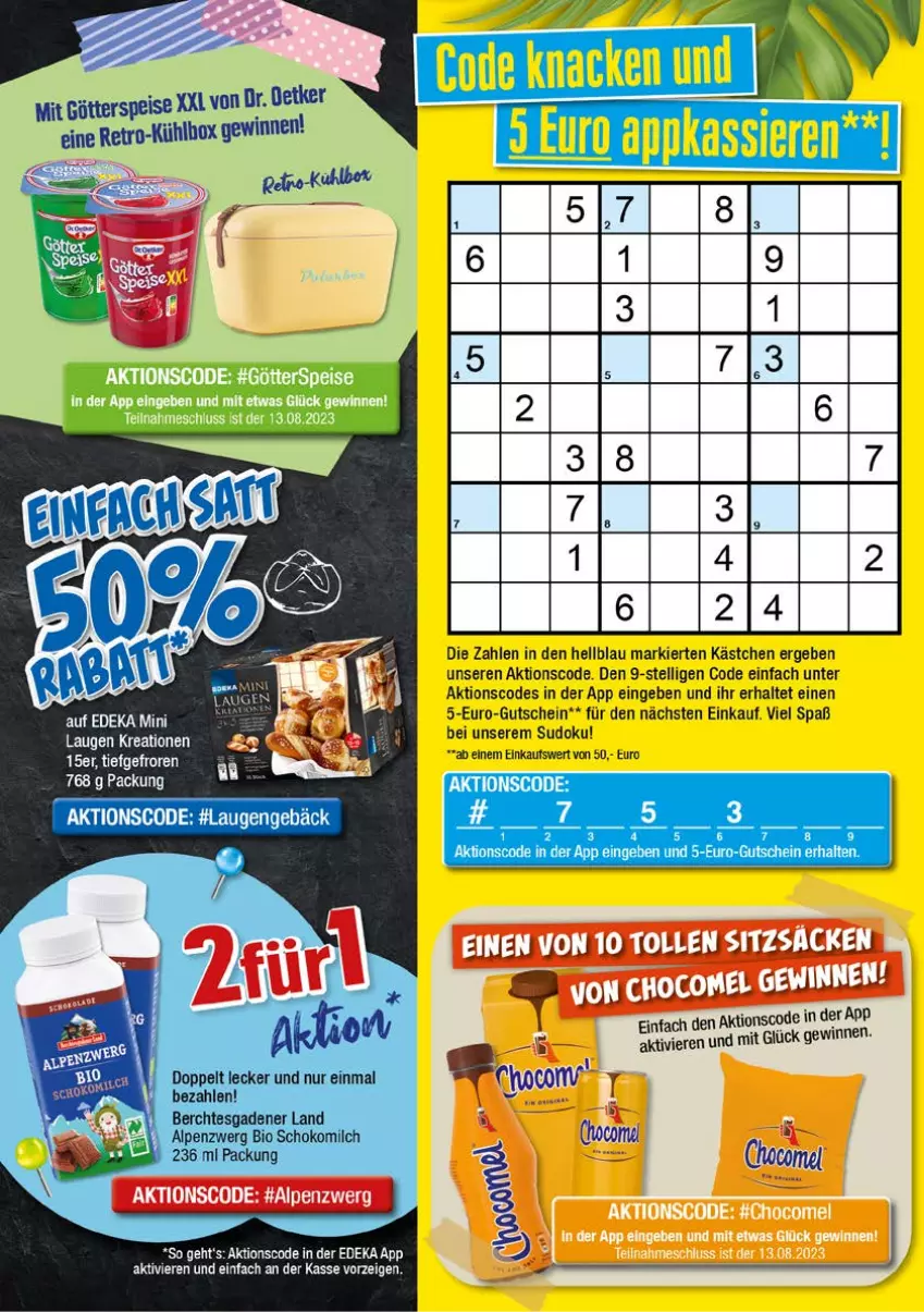 Aktueller Prospekt Marktkauf - Prospekt - von 06.08 bis 12.08.2023 - strona 60 - produkty: bio, eis, götterspeise, gutschein, kühlbox, milch, schoko, Schokomilch, Ti