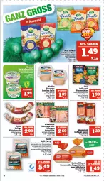 Gazetka promocyjna Marktkauf - Prospekt - Gazetka - ważna od 12.08 do 12.08.2023 - strona 14 - produkty: auer, bacon, Bau, Bauer, Becher, bratwurst, eis, elle, emmentaler, fleisch, fleischwurst, forelle, Geflügel, grill, herta, kartoffel, kartoffeln, Käse, Käsekrainer, korn, lebensmittel, lieken, mandel, mit paprika, nadler, paprika, pfanne, pfannen, pfannenkäse, reis, rel, saft, salat, Speck, Ti, urkorn, usb, wiesbauer, wiesenhof, wurst, würstchen, ZTE