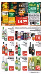 Gazetka promocyjna Marktkauf - Prospekt - Gazetka - ważna od 12.08 do 12.08.2023 - strona 23 - produkty: ACC, aktionspreis, alkohol, aperol, bacardi, baileys, batida, bombay sapphire, Cap, captain morgan, coupon, coupons, deka, Effect, eis, erde, flasche, getränk, gin, ginger, ginger ale, Gorbatschow, gordon, gordon's, Havana Club, irish cream, irish whiskey, jack daniel, jack daniels, jim beam, johnnie walker, licor, licor 43, likör, Malibu, mangaroca, martini, mm extra, nordbrand, nuss, Reinigung, reis, rum, sapphire, schweppes, sekt, smirnoff, Southern Comfort, Tanqueray, Three Sixty, Ti, tonic, tullamore, vodka, whiskey, wodka, ZTE