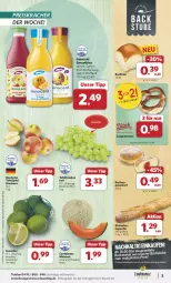 Gazetka promocyjna Combi - Prospekte - Gazetka - ważna od 04.05 do 04.05.2024 - strona 3 - produkty: angebot, angebote, baguette, berliner, brezel, buch, eis, Innocent, kracher, Laugenbrezel, limette, limetten, melone, melonen, Mett, metten, Ofen, reis, smoothie, smoothies, steinofen, stube, tafeläpfel, tafeltrauben, telefon, Ti, trauben, uhr, ZTE, zucker