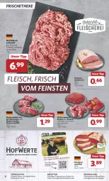 Gazetka promocyjna Combi - Prospekte - Gazetka - ważna od 04.05 do 04.05.2024 - strona 4 - produkty: beef, braten, eis, ente, fleisch, gulasch, hackfleisch, hackfleisch gemischt, lachs, Lachsbraten, natur, rind, rinder, Rinderroulade, rinderrouladen, rindfleisch, roastbeef, rouladen, rwe, Schal, Schale, schwein, schweine, Ti, Tiere, wein, weine