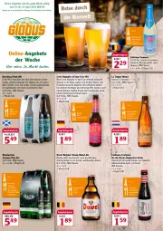 Gazetka promocyjna Globus - Prospekte - Gazetka - ważna od 23.04 do 23.04.2022 - strona 1 - produkty: angebot, angebote, angebotspreis, beef, bier, braten, brut, burger, creme, cremesuppe, curry, currywurst, eis, elle, erde, filet, fisch, flasche, frucht, Germ, LG, mac, malz, Muscheln, mw-flasche, Nuance, pasta, pesto, pommes, pril, reis, rwe, sauce, schoko, schokolade, schwein, schweine, schweinefilet, Spezi, suppe, suppen, Sushi, Ti, tisch, wein, weine, wurst, Yo