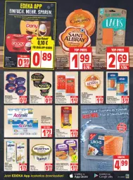 Gazetka promocyjna Edeka - Angebote der Woche - Gazetka - ważna od 05.03 do 05.03.2022 - strona 13 - produkty: actimel, bacon, Becher, bett, buch, burger, danone, Dany, dessert, drink, ehrmann, eis, feinjoghurt, gin, hafer, Haferdrink, Holz, joghur, joghurt, joghurt mild, krone, lachs, LG, Limburger, mövenpick, nuss, pudding, rahmjoghurt, Rauch, regal, reis, Rubius, schinken, serrano, soya, Spezi, Sport, Ti, top-preis, tulip, Vegeta