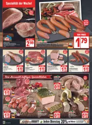 Gazetka promocyjna Edeka - Angebote der Woche - Gazetka - ważna od 05.03 do 05.03.2022 - strona 6 - produkty: auer, aufschnitt, Bau, Bauer, bauern gut, braten, burger, eis, fleisch, gewürz, Hausmacher, hinterschinken, jagdwurst, kabanos, knoblauch, kochschinken, leberwurst, mac, Mett, mettwurst, Neuburger, pastete, pfeffer, rama, reis, rind, ring, Rotwurst, salami, schinken, schwein, schweine, schweinefleisch, snack, Spezi, Ti, top-preis, wein, weine, wurst