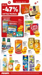 Gazetka promocyjna Penny - Prospekte - Gazetka - ważna od 02.03 do 02.03.2024 - strona 8 - produkty: cerealien, dallmayr, frucht, fruchtsaft, honig, ice tea, kaffee, kaffeepads, kakao, langnese, ovomaltine, pfanne, Pfanner, saft, sauce, schlemmersauce, Ti, valensina