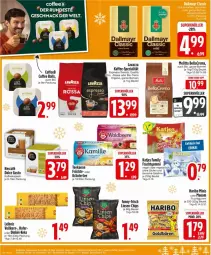 Gazetka promocyjna Edeka - Prospekte - Gazetka - ważna od 07.12 do 07.12.2024 - strona 12 - produkty: ball, bellacrema, beutel, bio, bohne, bohnen, chips, dallmayr, dolce gusto, espresso, frucht, früchte, fruchtgummi, funny-frisch, gelatine, hafer, haribo, kaffee, kaffeekapseln, katjes, keks, korn, kräuter, lavazza, leibniz, linsen, mac, maoam, melitta, Spezi, tee, teekanne, Ti, Vegeta