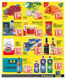 Gazetka promocyjna Edeka - Angebote der Woche - Gazetka - ważna od 14.10 do 14.10.2023 - strona 27 - produkty: beere, beeren, beutel, bio, brezel, eier, eis, flasche, früchte, gaggli, geschirr, geschirrspülmittel, gin, hartweizen, heidelbeere, heidelbeeren, huober, jack daniel, jack daniel's, Jack Daniel’s, kohlrabi, Ländertee, Meßmer, möhren, nudel, nudeln, pril, reis, spülmittel, südzucker, tafeltrauben, tee, tennessee whiskey, Ti, tisch, trauben, whiskey, Wild, ZTE, zucker