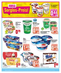 Gazetka promocyjna Edeka - Angebote der Woche - Gazetka - ważna od 14.10 do 14.10.2023 - strona 4 - produkty: andechser natur, auer, Bau, Bauer, Becher, bio, Dany, dessert, eis, elinas, elinas joghurt, frucht, fruchtjoghurt, joghur, joghurt, joghurt nach, jogurt, milch, monte, mousse, Müller, natur, rahmjoghurt, reis, sahne, snack, weihenstephan, zott, Zott Monte, ZTE