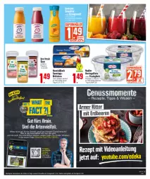 Gazetka promocyjna Edeka - Angebote der Woche - Gazetka - ważna od 14.10 do 14.10.2023 - strona 5 - produkty: Becher, beere, beeren, brötchen, deka, deo, eis, erdbeere, erdbeeren, filet, filets, fisch, flasche, hering, Herings, heringsfilets, Innocent, LG, nadler, orange, orangen, orangensaft, pflanze, pflanzen, reis, rezept, rezepte, ring, ritter, saft, sauce, smoothie, Sonntagsbrötchen, Ti, Yo, ZTE