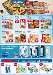 Gazetka promocyjna Rewe - Diese Woche im Angebot! - Gazetka - ważna od 18.12 do 18.12.2021 - strona 10 - produkty: angebot, angebote, apfel, becel, beutel, brita, burger, caramel, chicken nuggets, coppenrath, eis, elsässer art, erde, exquisa, , fertiggericht, fertiggerichte, fisch, fischstäbchen, flammkuchen, frosta, Golden Longs, iglo, kuchen, lamm, langnese, mac, magnum, Magnum Mini, mccain, miree, nuggets, Ofen, payback, pizza, rahm-spinat, red bull, sahne, salami, spinat, Sprudel, steinofen, steinofen pizza, Strudel, Ti, volvic, wagner, wasser, wassersprudler