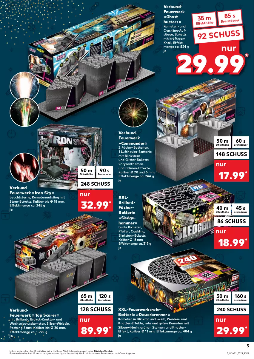 Aktueller Prospekt Kaufland - von 29.12 bis 31.12.2022 - strona 5 - produkty: angebot, angebote, auer, batterie, batterien, Blinkstern-Buketts, chrysanthemen, Heu, Jugendfeuerwerk, Popp, rwe, Ti