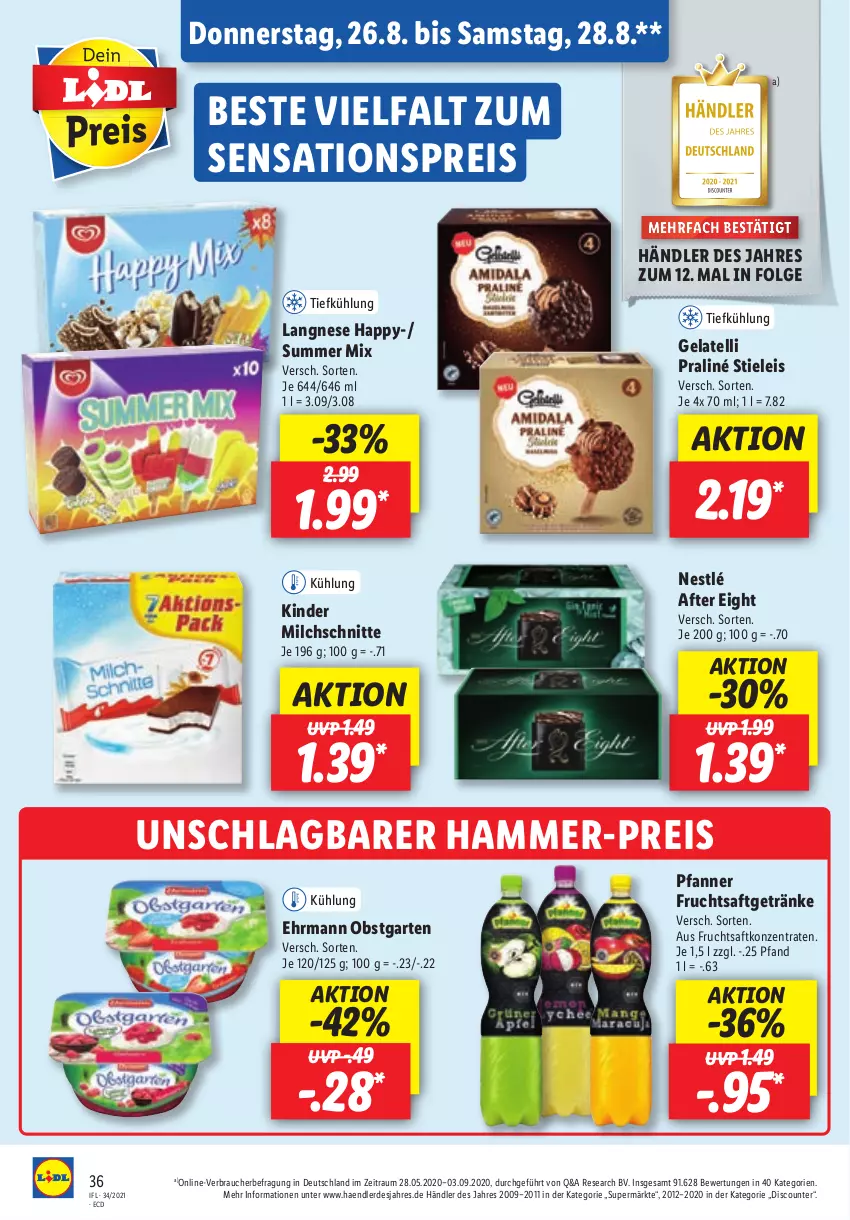 Aktueller Prospekt Lidl - Aktionsprospekt - von 23.08 bis 28.08.2021 - strona 36