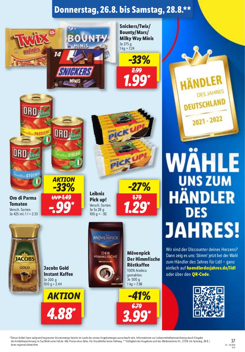 Aktueller Prospekt Lidl - Aktionsprospekt - von 23.08 bis 28.08.2021 - strona 37