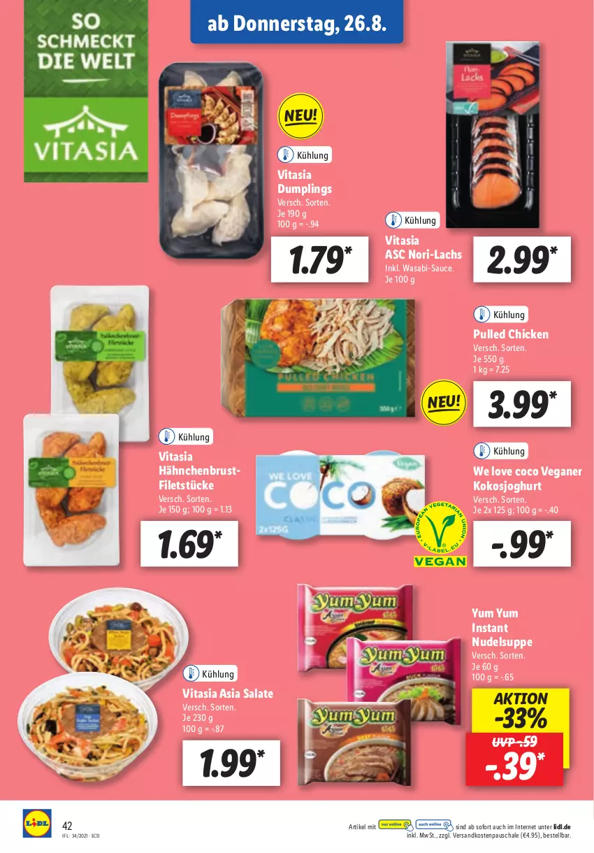 Aktueller Prospekt Lidl - Aktionsprospekt - von 23.08 bis 28.08.2021 - strona 42