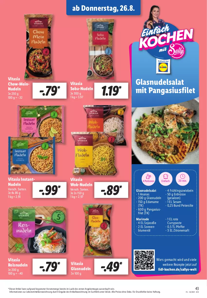 Aktueller Prospekt Lidl - Aktionsprospekt - von 23.08 bis 28.08.2021 - strona 43