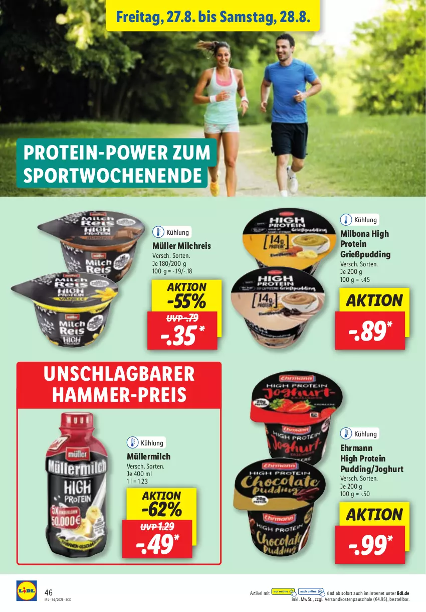 Aktueller Prospekt Lidl - Aktionsprospekt - von 23.08 bis 28.08.2021 - strona 46