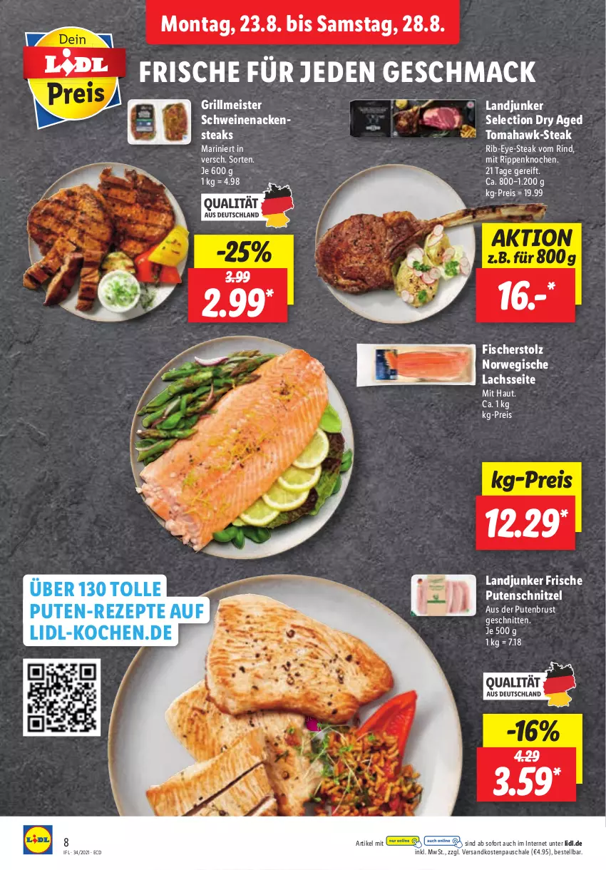 Aktueller Prospekt Lidl - Aktionsprospekt - von 23.08 bis 28.08.2021 - strona 8