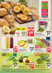 Gazetka promocyjna Edeka - Angebote der Woche - Gazetka - ważna od 23.09 do 23.09.2023 - strona 2 - produkty: Abtei, ananas, Astra, avocado, avocados, bio, coupon, coupons, deka, eis, Elan, ente, flasche, frucht, Garten, kiwi, Lauchzwiebel, lauchzwiebeln, lebensmittel, obst, rabatt-coupon, reis, ring, rosen, Schal, Schale, smoothie, speyer, Stiegl, super-knüller, Ti, trauben, true fruits, vita, wagner, Wild, zespri, ZTE, zwiebel, zwiebeln