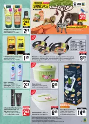 Gazetka promocyjna Edeka - Angebote der Woche - Gazetka - ważna od 23.09 do 23.09.2023 - strona 21 - produkty: angebot, angebote, backofen, decke, Deckel, deka, dusche, duschgel, eis, flasche, haarspray, herdarten, kneipp, küche, Küchen, Küchenreibe, nivea, Ofen, pfanne, pfannen, pflegedusche, reis, salat, schaumfestiger, Schleich, schüssel, schwarzkop, schwarzkopf, shampoo, shampoo 250 ml, spülung, spülung 200 ml, super-knüller, Taft, Ti, tragegriff, ZTE