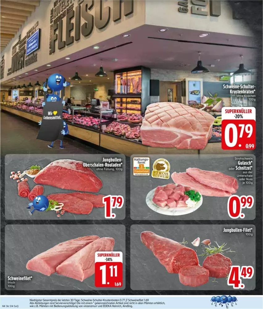 Aktueller Prospekt Edeka - Prospekte - von 01.09 bis 06.09.2025 - strona 16 - produkty: braten, deka, eis, filet, krustenbraten, reis, rouladen, Schal, Schale, schwein, schweine, schweinefilet, Ti, wein, weine, ZTE