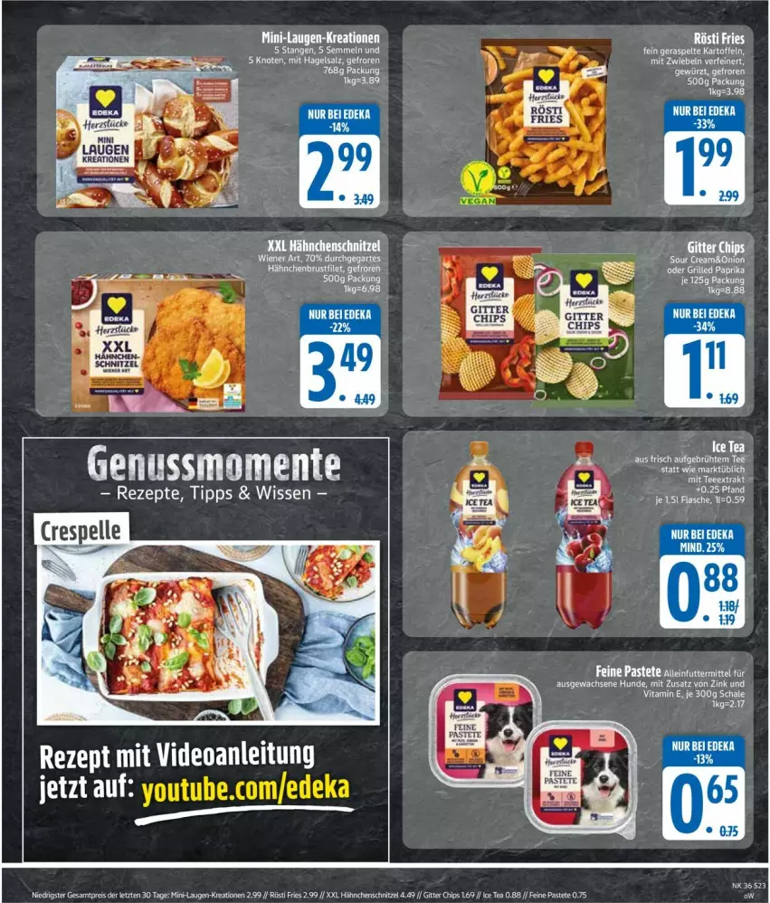Aktueller Prospekt Edeka - Prospekte - von 01.09 bis 06.09.2025 - strona 25 - produkty: deka, deo, elle, ente, gewürz, ice tea, kartoffel, kartoffeln, nuss, pastete, rezept, rezepte, salz, Schal, Schale, tee, Ti, torte, vita, Yo