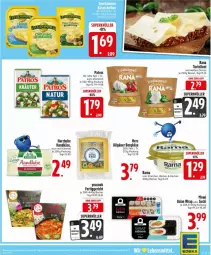 Gazetka promocyjna Edeka - Prospekte - Gazetka - ważna od 06.09 do 06.09.2025 - strona 11 - produkty: Becher, Bergkäse, beutel, deka, fertiggericht, Käse, LG, ndk, patros, rama, Rana, Sushi, Ti, torte, tortelloni, wrap, Yo, YouCook