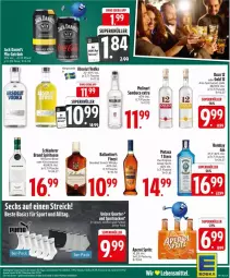 Gazetka promocyjna Edeka - Prospekte - Gazetka - ważna od 06.09 do 06.09.2025 - strona 23 - produkty: Absolut Vodka, ball, Ballantine's, deka, flasche, gin, kirsch, likör, Metaxa, Molinari, sambuca, Schladerer, Sport, Ti, vodka, wasser