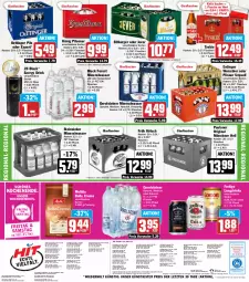 Gazetka promocyjna Hit - Prospekte - Gazetka - ważna od 01.10 do 01.10.2022 - strona 16 - produkty: Alwa, angebot, angebote, auer, Bad, bella crema, bier, bitburger, black forest, braun, burger, drink, drinks, drucker, eimer, eis, energy drink, Engel, erdinger, fisch, flasche, Früh Kölsch, gerolsteine, gerolsteiner, gin, glasflasche, jever, kerze, könig pilsener, lack, Lübecker, melitta, mineralwasser, natur, oettinger, Paula, paulaner, perlen, pils, pilsener, pilsner, pilsner urquell, Rauch, reis, rel, rwe, Sprudel, steiner, Steinsieker, Ti, tyskie, uhr, wasser, weissbier, ZTE