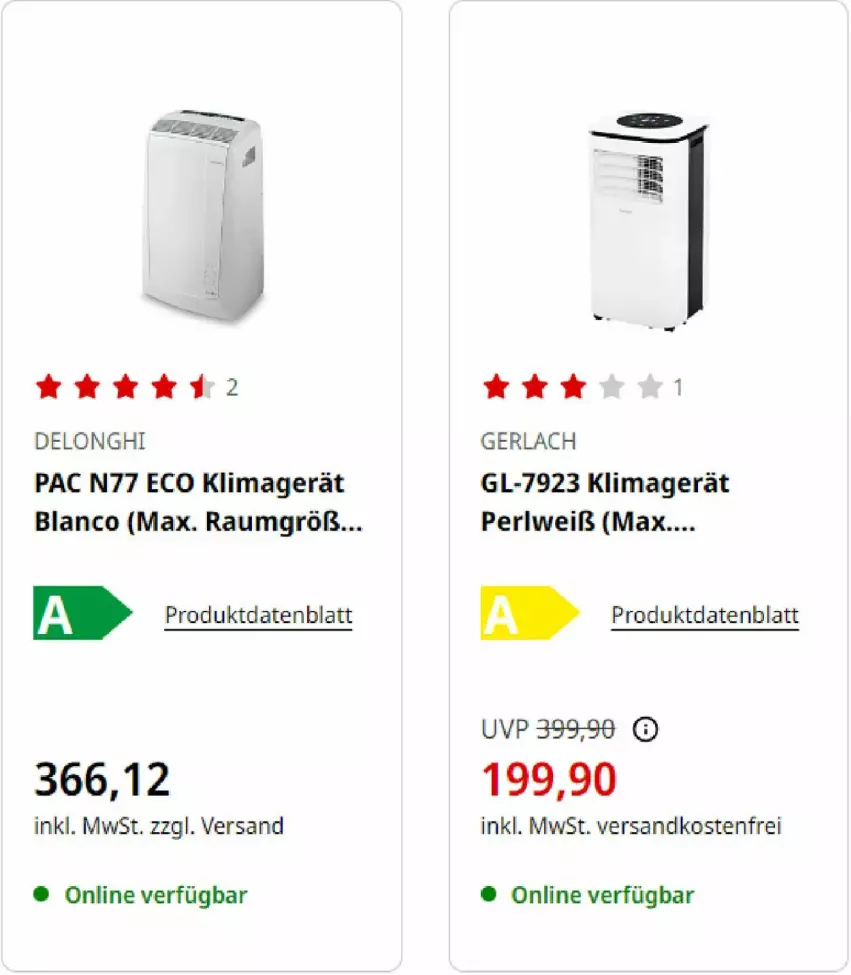 Aktueller Prospekt Media Markt - Prospekte - von 01.08 bis 31.08.2023 - strona 6 - produkty: delonghi, klimagerät, ndk, versandkostenfrei