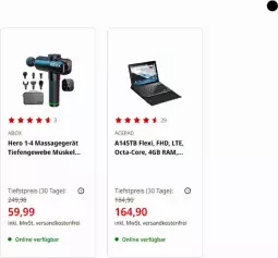 Gazetka promocyjna Media Markt - Prospekte - Gazetka - ważna od 31.08 do 31.08.2023 - strona 4 - produkty: eis, hero, Massagegerät, ndk, reis, Ti, versandkostenfrei