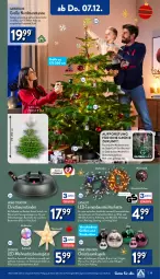Gazetka promocyjna Aldi Nord - Von Montag - Gazetka - ważna od 09.12 do 09.12.2023 - strona 19 - produkty: batterie, Bau, Baumkugel, Baumspitze, Blüte, Brei, Germ, gin, Kette, Kugel, leds, LG, lichterkette, quad, Tannenbaum, Ti, timer, wasser, wassertank, ZTE