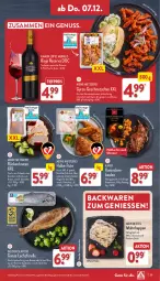 Gazetka promocyjna Aldi Nord - Von Montag - Gazetka - ważna od 09.12 do 09.12.2023 - strona 29 - produkty: aqua, backwaren, braten, brustfilet, eis, elle, filet, flasche, forelle, frucht, geschnetzeltes, gewürz, gyros, Hefe, henkel, Heu, käfer, küche, Küchen, lachs, nuss, Ofen, pute, reis, rel, Ria, rioja, rotwein, Rückenbraten, sauce, schenkel, schinken, schwein, schweine, Ti, tiefpreis, wein, weine, Zelt