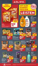 Gazetka promocyjna Aldi Nord - Von Montag - Gazetka - ważna od 09.12 do 09.12.2023 - strona 34 - produkty: aldi, apfel, beutel, Cashew, chips, drink, eis, eistee, flasche, frucht, funny-frisch, garnier, hafer, Haferdrink, lorenz, mac, macadamia, mit frucht, natur, nuss, Ofen, pflaume, pflaumen, pistazien, reis, saltletts, salz, schoko, schokolade, shampoo, snack, tafelschokolade, tee, Ti, Wahre Schätze, walnuss, walnusskerne, ZTE