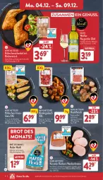 Gazetka promocyjna Aldi Nord - Von Montag - Gazetka - ważna od 09.12 do 09.12.2023 - strona 4 - produkty: asti, Bad, braten, brot, brustfilet, burgunder, eis, filet, filets, flasche, fleisch, gewürz, grill, gulasch, hackfleisch, hafer, hähnchenschenkel, henkel, Heu, kasseler, nuss, reis, Ria, rind, rinder, rindergulasch, rwe, schenkel, schwein, Ti, tiefpreis, wein, Weißwein